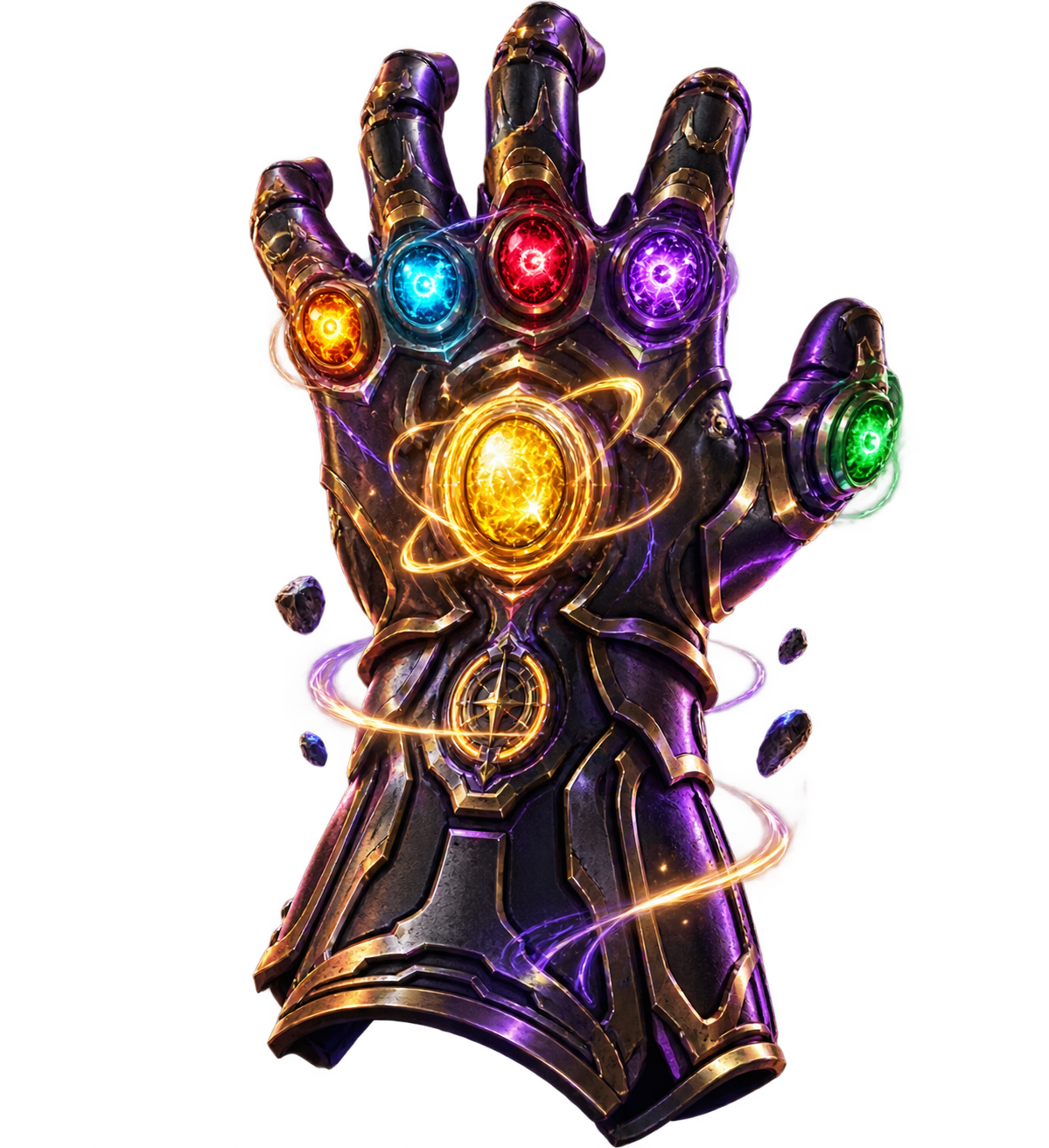 Interactive developer skills gauntlet — click each gem to explore Raihan Rifandi's tech stack including Frontend, Backend, Database, UI Engineering, DevOps, and Soft Skills